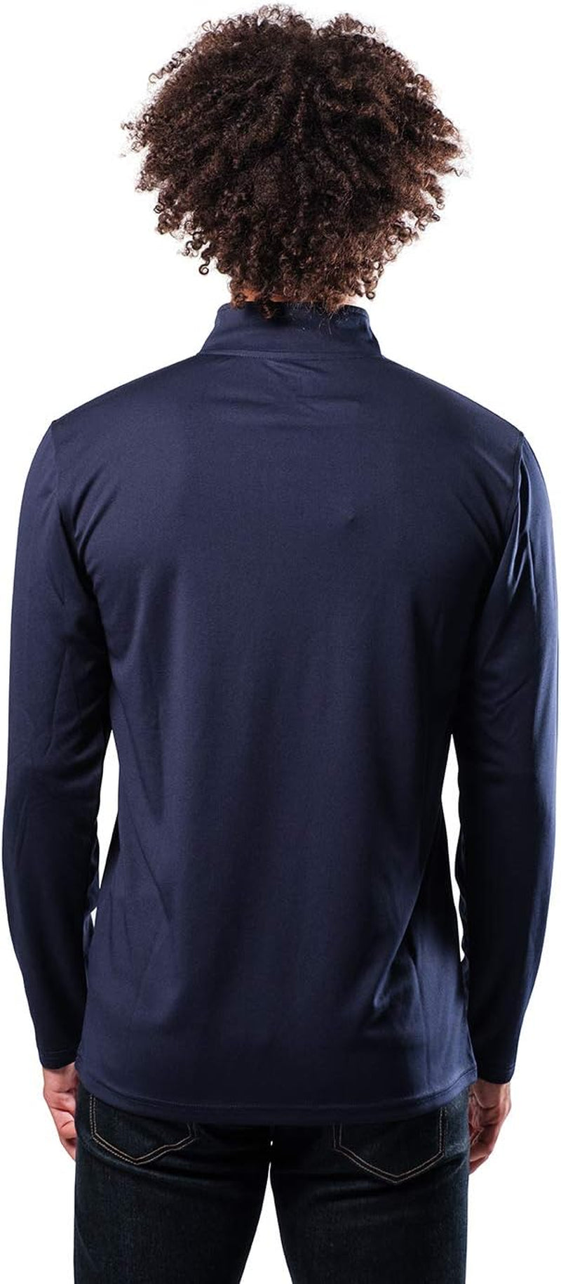 Men'S NBA Official Super Soft Quarter Zip Long Sleeve T-Shirt