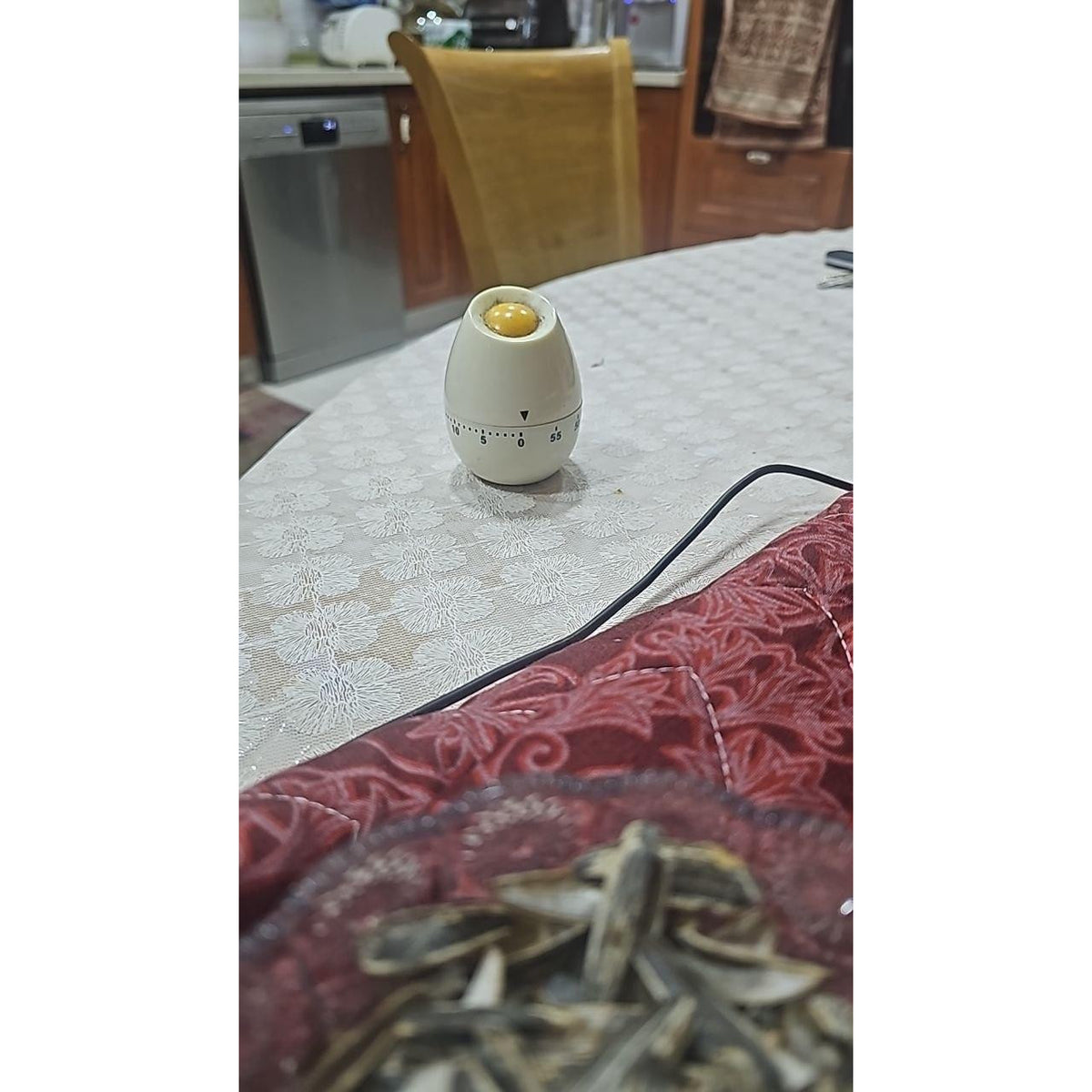 טיימר מטבח מכני בעיצוב ביצה
